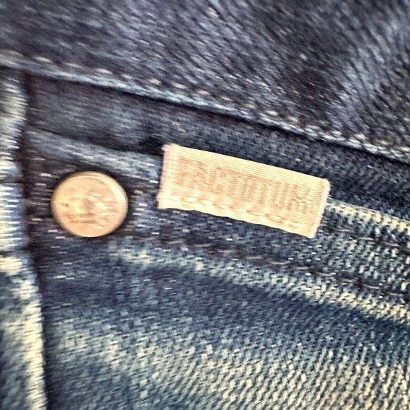 Factotum Japann Jeans Agitpunkt Slim Fit Whiskering Stretch - Picture 13 of 16